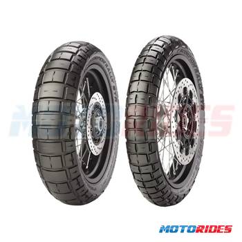 Combo de pneus Pirelli Scorpion Rally STR 110/80-19 + 150/70-17